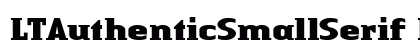 LTAuthenticSmallSerif Medium Bold Preview