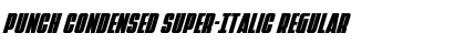 Download Punch Condensed Super-Italic Font