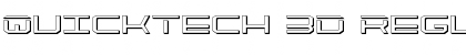 Download QuickTech 3D Regular Font