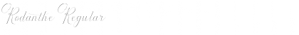 Download Rodanthe Font