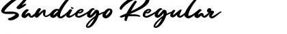 Download Sandiego Regular Font