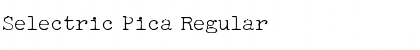 Download Selectric Pica Regular Font