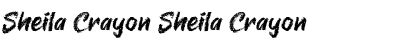 Download Sheila Crayon Sheila Crayon Font