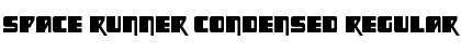 Download Space Runner Condensed Regular Font