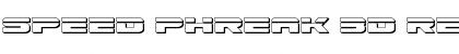 Download Speed Phreak 3D Regular Font
