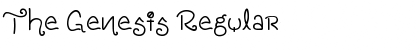 Download The Genesis Regular Font
