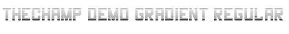 Download THECHAMP DEMO Gradient Regular Font