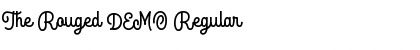 Download The Rouged DEMO Regular Font