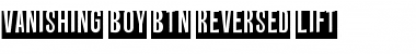 Download Vanishing Boy BTN Reversed Lift Regular Font