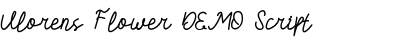 Download Vlorens Flower DEMO Font