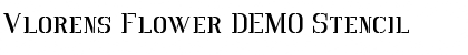 Download Vlorens Flower DEMO Font