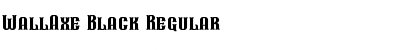 Download WallAxe Black Regular Font