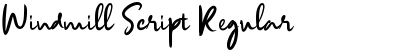 Download Windmill Script Font