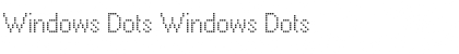 Download Windows Dots Font