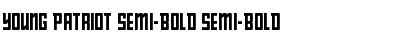 Download Young Patriot Semi-Bold Semi-Bold Font