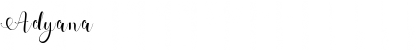Download Adyana Font Download Adyana Font