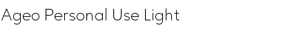 Download Ageo Personal Use Light Font Download Ageo Personal Use Light Font