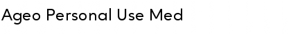 Download Ageo Personal Use Med Font Download Ageo Personal Use Med Font