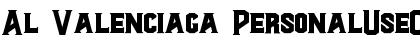 Download Al Valenciaga PersonalUseOnly Font Download Al Valenciaga PersonalUseOnly Font