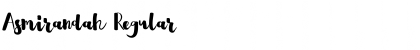 Download Asmirandah Font