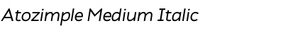 Download Atozimple Medium Font Download Atozimple Medium Font