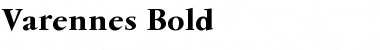 Download Varennes Bold Font