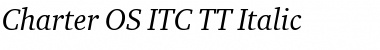 Download Charter OS ITC TT Font