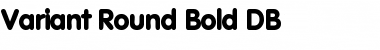 Download Variant Round Bold DB Regular Font