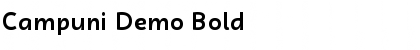 Download Campuni Demo Bold Font