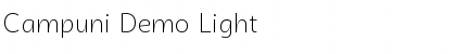 Download Campuni Demo Light Font