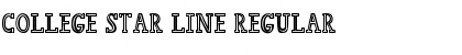 Download College Star Line Font