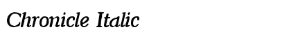 Chronicle Italic
