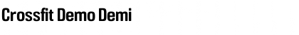 Download Crossfit Demo Font