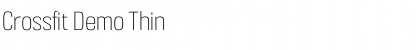 Download Crossfit Demo Font