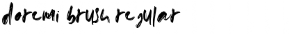 Download doremi brush Font