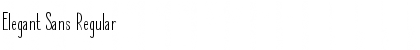 Download Elegant Sans Font
