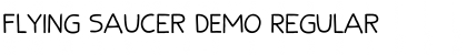 Download Flying Saucer DEMO Font