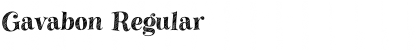 Download Gavabon Font