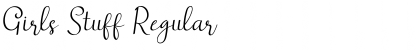 Download Girls Stuff Font