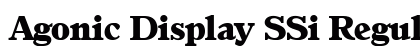Agonic Display SSi Regular