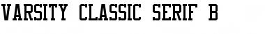 Download Varsity Classic Serif B Regular Font