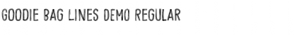 Download Goodie Bag Lines DEMO Font