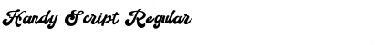 Download Handy Script Font