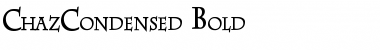 Download ChazCondensed Bold Font