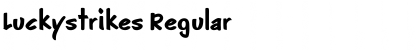 Download Luckystrikes Regular Font Title Preview