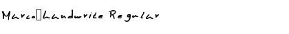 Download Marco_handwrite Regular Font