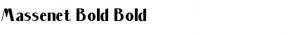 Download Massenet Bold Bold Font
