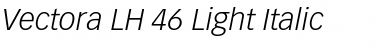 Download Vectora LH Italic Font