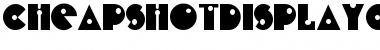 Download CheapShotDisplayCapsSSK Font