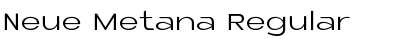 Download Neue Metana Regular Font